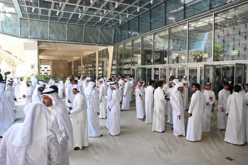 أحتجاج منع الإختلاط في جامعة الكويت